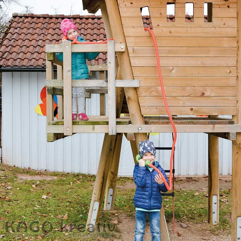 Schlauchtelefon für Gruppen 8 Hörer, 3x3m, 1x12m Schlauch