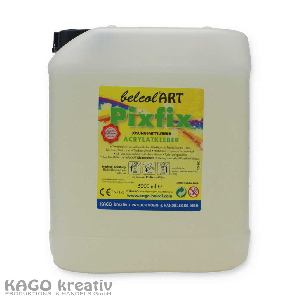 belcolART PIXFIX 5000ml im Kanister lösungsmittelfreier Acrylkleber