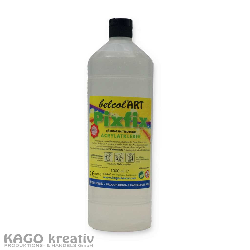 belcolART PIXFIX 1000ml lösungsmittelfreier Acrylatkleber