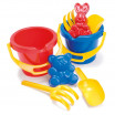 Eimer-Set im Netz 4 Teile Höhe 20 cm