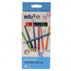 Buntstifte dreikant, 12 Stück, 3mm Mine edu³