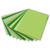 Motivkarton 270g/m², 50x70cm, 10 Bogen BASICS GRÜN sortiert