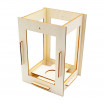 Holzlaterne ECO Material: Sperrholz Maße: 12x12x17 cm