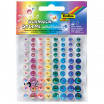 Schmucksteine selbstklebend, 80 Stück Crystal Rainbow