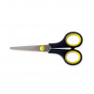 Soft-Grip-Schere 14cm, mit abgerundeter Spitze, mit beidseitigem Schliff, Klinge 5,5cm