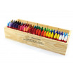 100 Wachsmalkreiden dreiflächig Holzaufsteller mit 24 Farben von Eberhard Faber