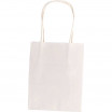 Papiertüten aus 110g/m² Kraftpapier 20 Stück, 12x5,5x15cm, weiß