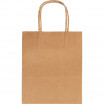 Papiertüten aus 125g/m² Kraftpapier 20 Stück, 18x8x21cm, natur