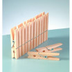 5 x Holzklammern roh, 72x10mm, 5 x 10Stk.