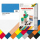 Moosgummi, 20x29cm, 10 Blatt himmelblau